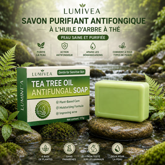 Savon Purifiant Antifongique à l'Huile d'Arbre à Thé