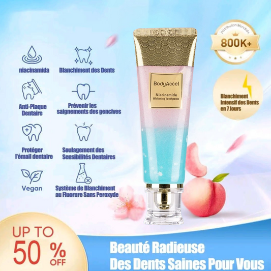 Dentifrice Éclaircissant à la Niacinamide.